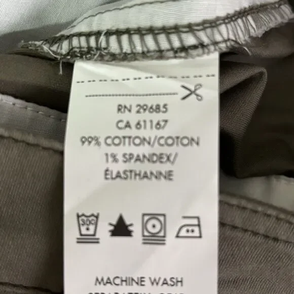 Pendelton Essential Pants Size‎ 18 Green Cotton Straight Leg TH173-82908 NEW - Picture 7 of 12